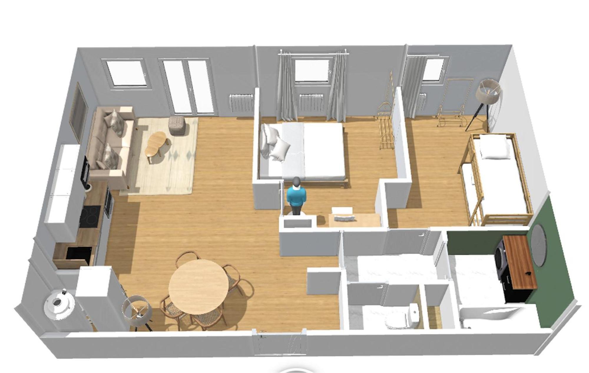 Zenitude-T3-Terrasse-Parking Apartment Ажан Екстериор снимка
