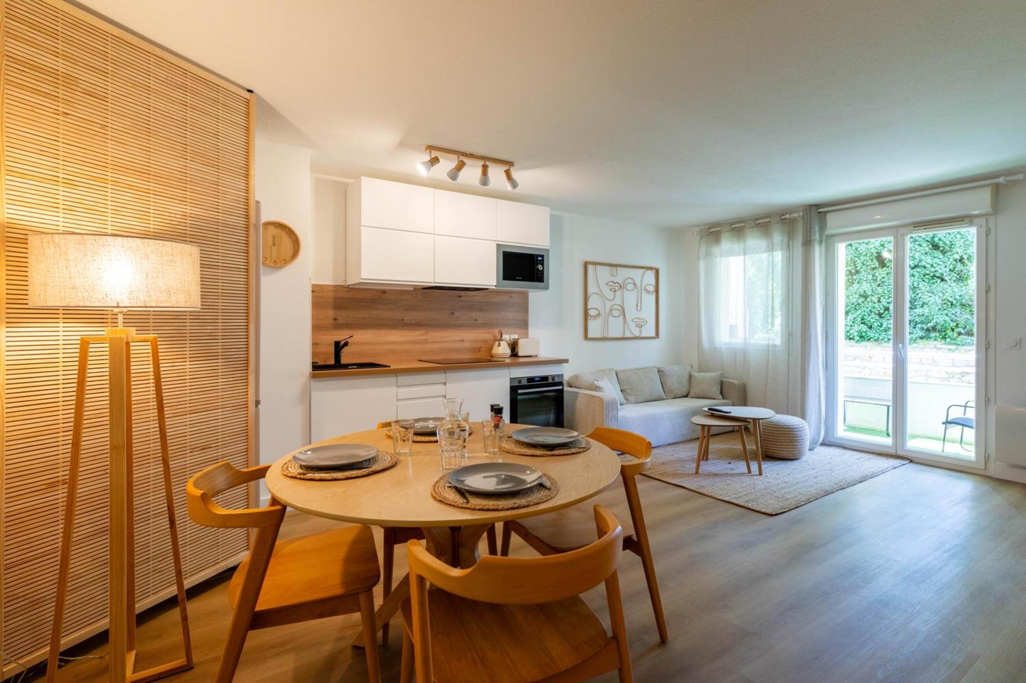 Zenitude-T3-Terrasse-Parking Apartment Ажан Екстериор снимка